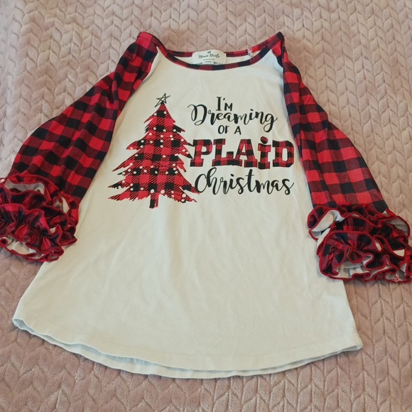 Christmas Girls Tops - Picture 1 of 8